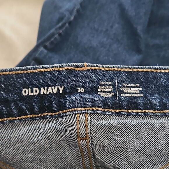 Dark Blue Distressed High-Rise Women's Jeans - Picture 10 of 16